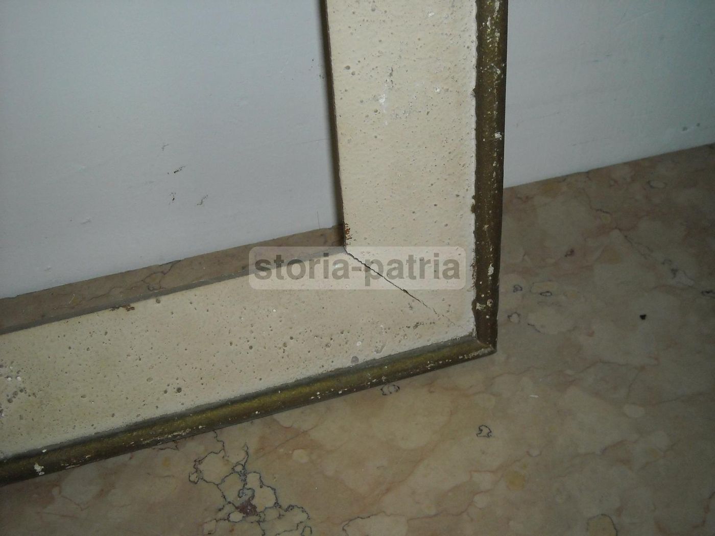 Cornice Antica Laccata Bianca Epoca Art Déco Anni '20 '30