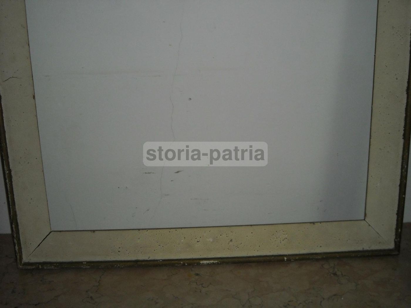 Cornice Antica Laccata Bianca Epoca Art Déco Anni '20 '30
