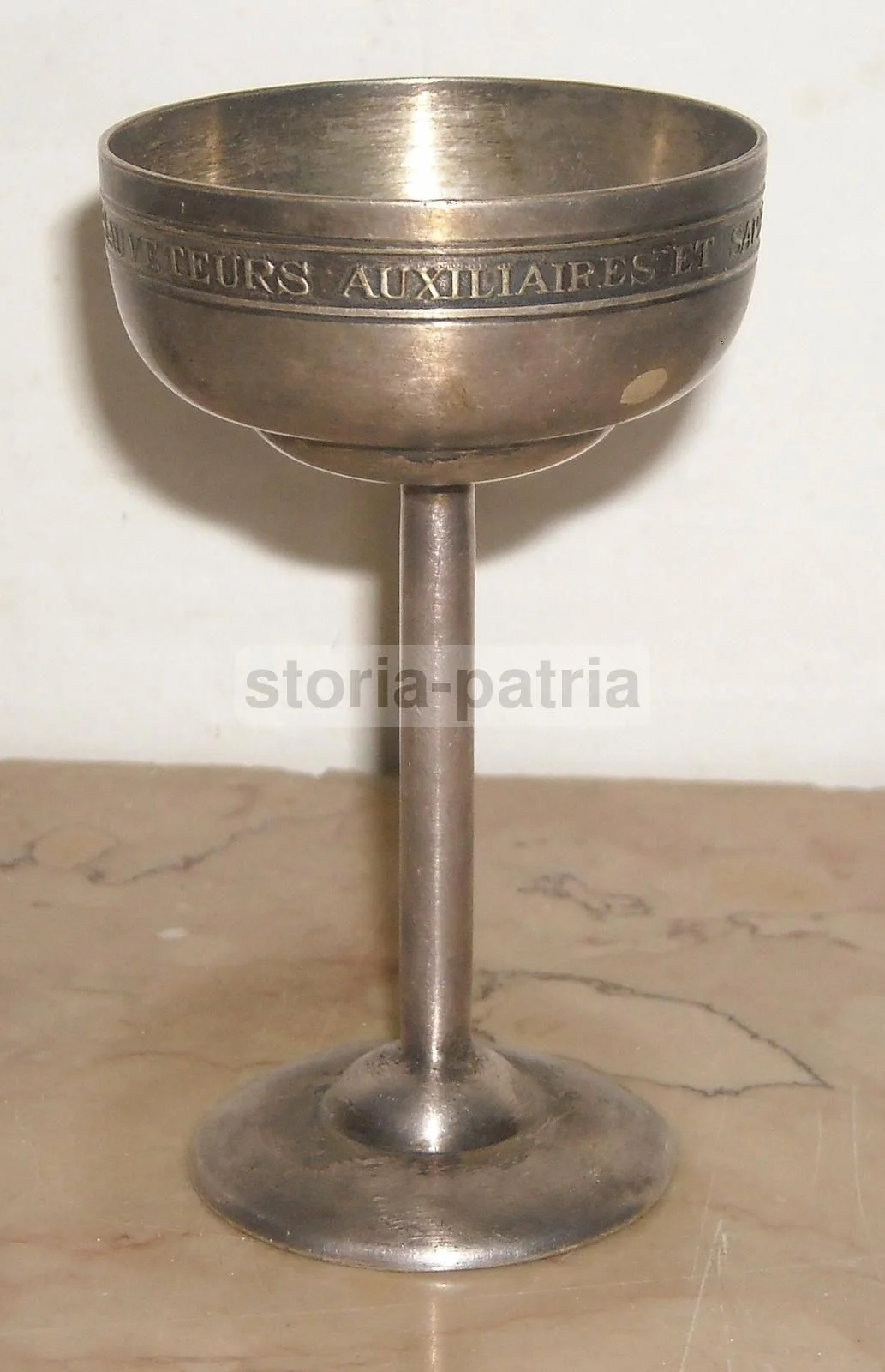 Silver-Plated Chalice, Fire Brigade of Plainpalais Geneva 1928, Jacob