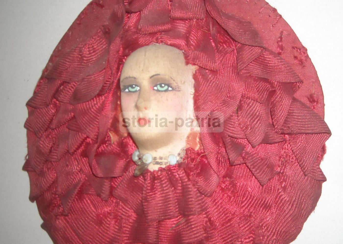 Pannello Liberty Con Volto Femminile In Rilievo, Primo '900