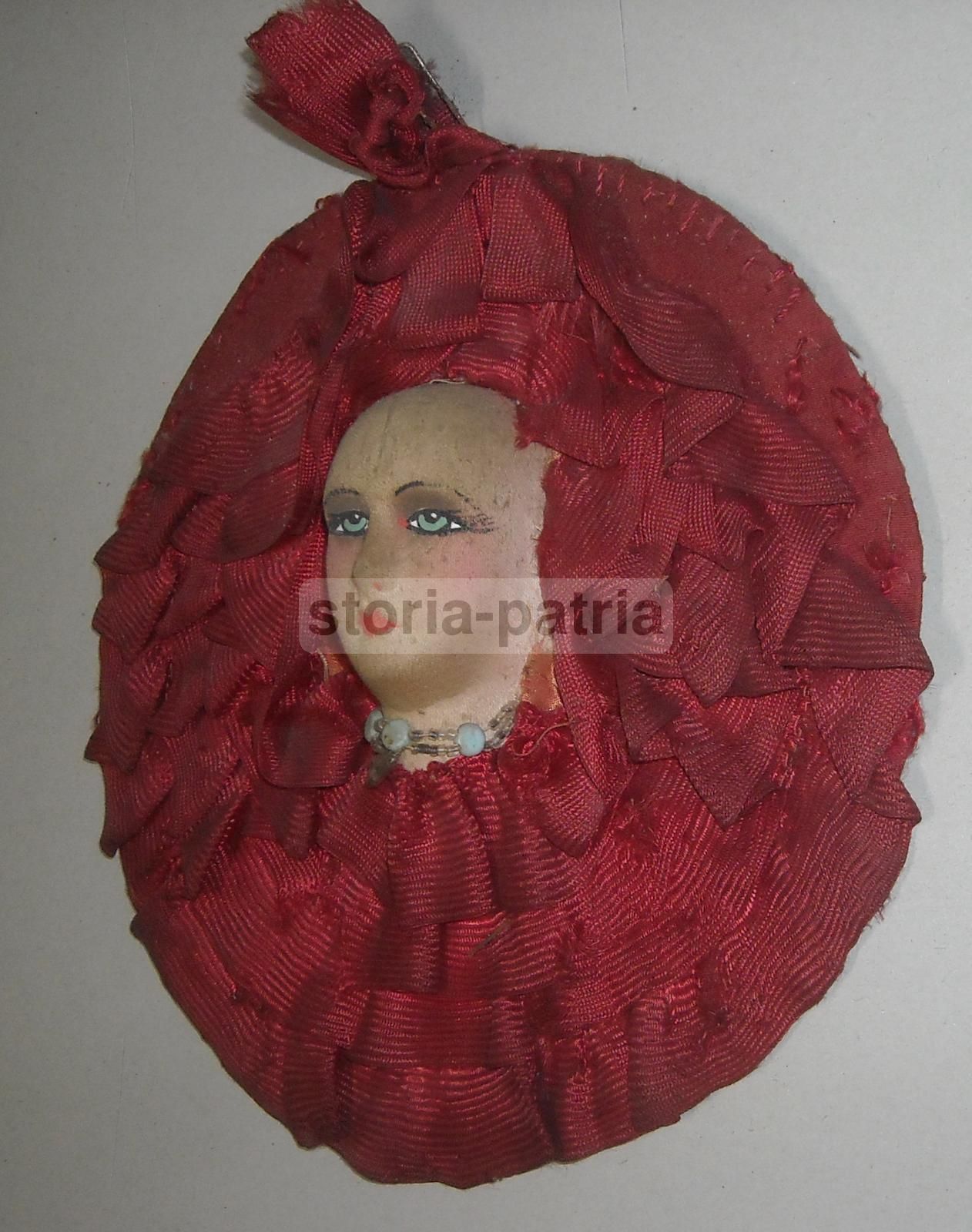 Pannello Liberty Con Volto Femminile In Rilievo, Primo '900