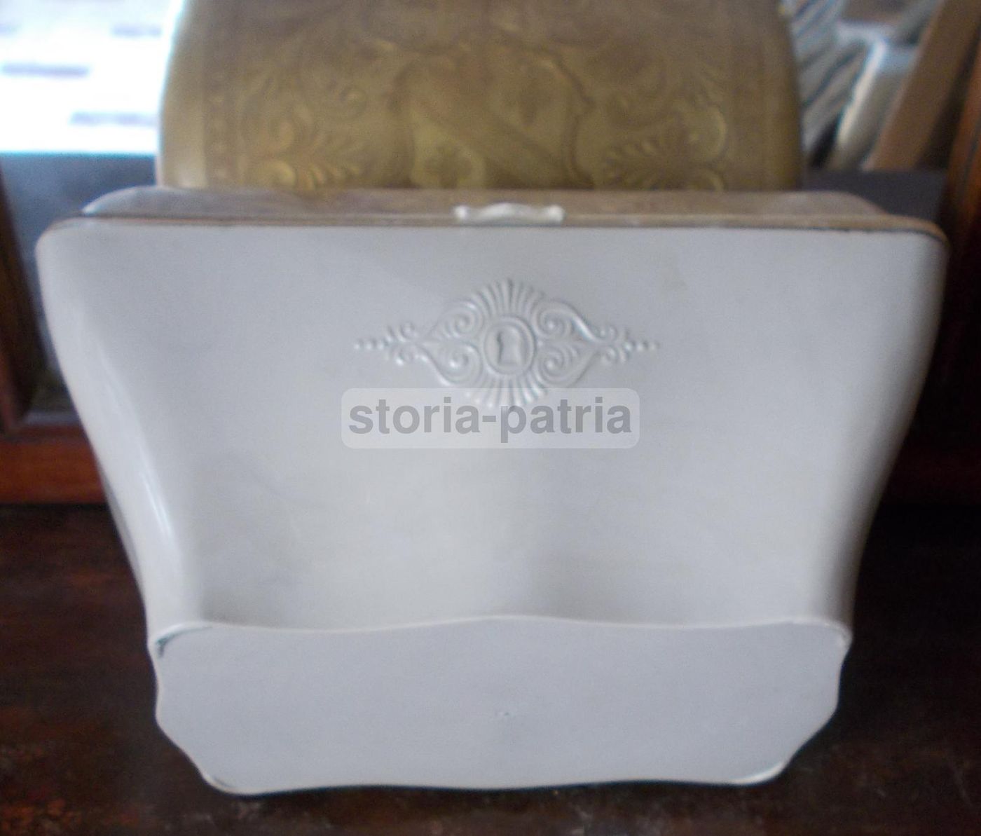 Cofanetto Vintage Con Stemma Araldico Anni 50 Creazioni Matic