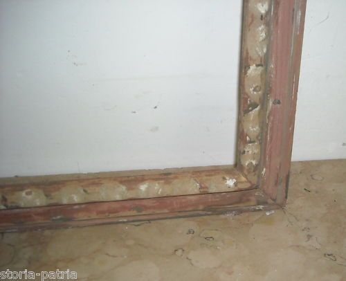 Cornice Antica In Legno Dell'Ottocento Per Dipinti E Stampe