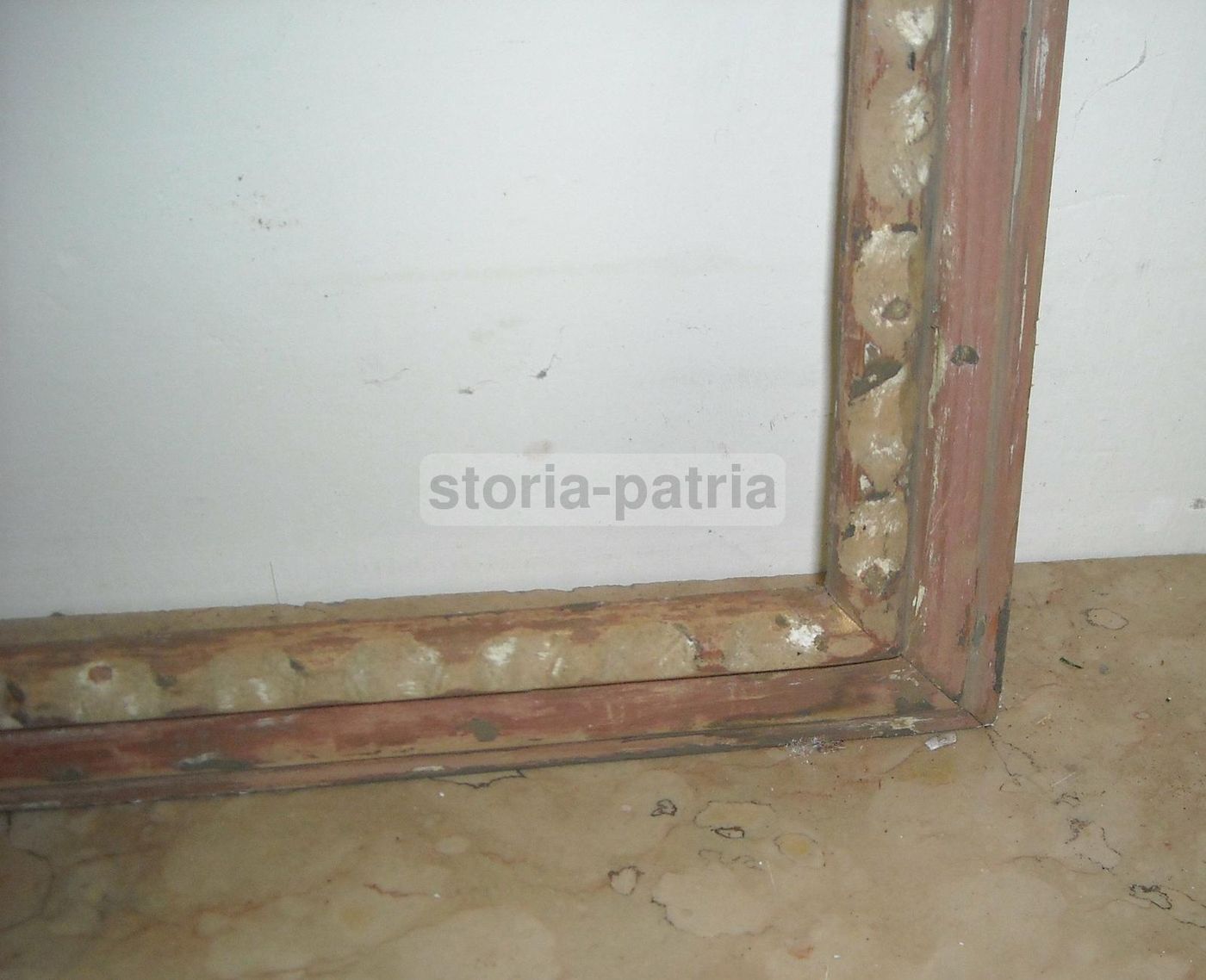 Cornice Antica In Legno Dell'Ottocento Per Dipinti E Stampe