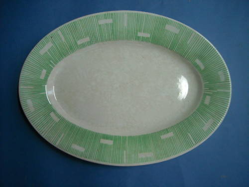 Piatto Ovale Decorativo S.C. Richard, Prima Metà '900, Ceramica
