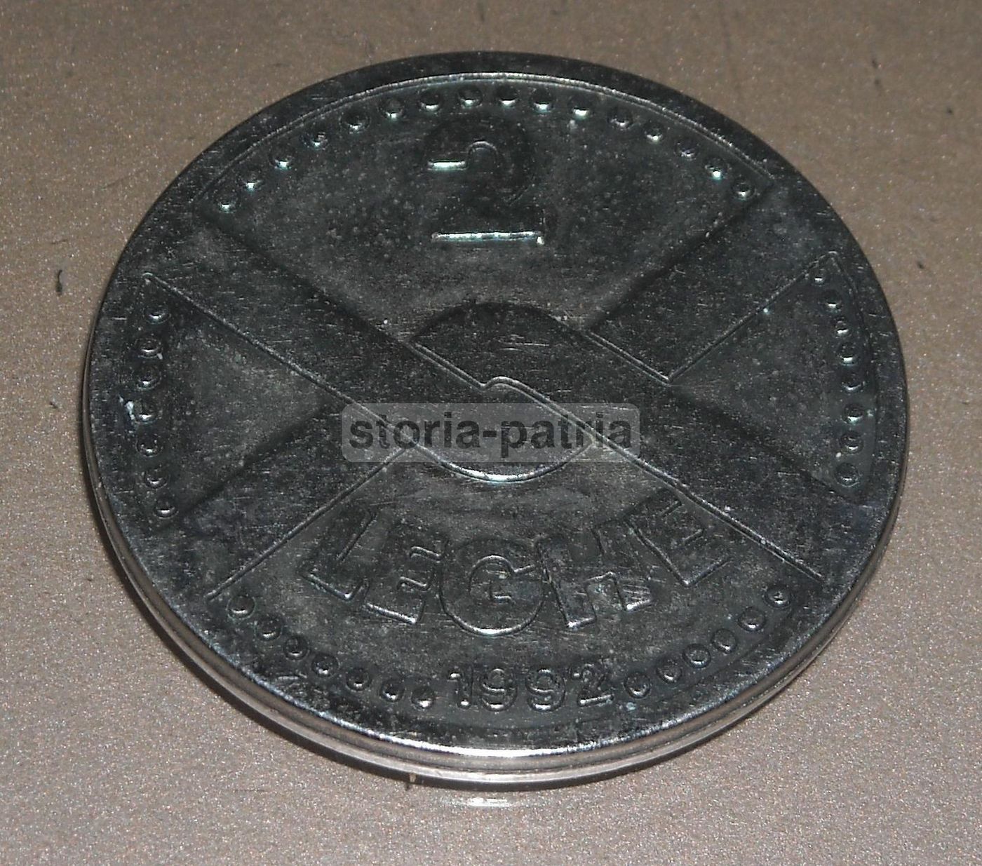 Gettone Pubblicitario Lega Nord 2 Leghe 1992 Numismatica