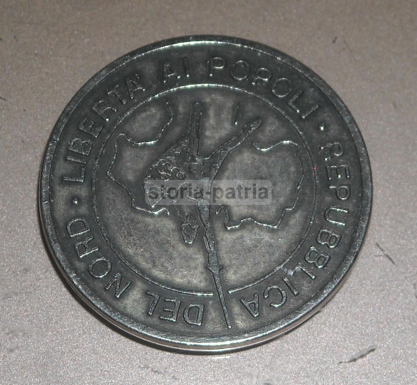 Gettone Pubblicitario Lega Nord 2 Leghe 1992 Numismatica