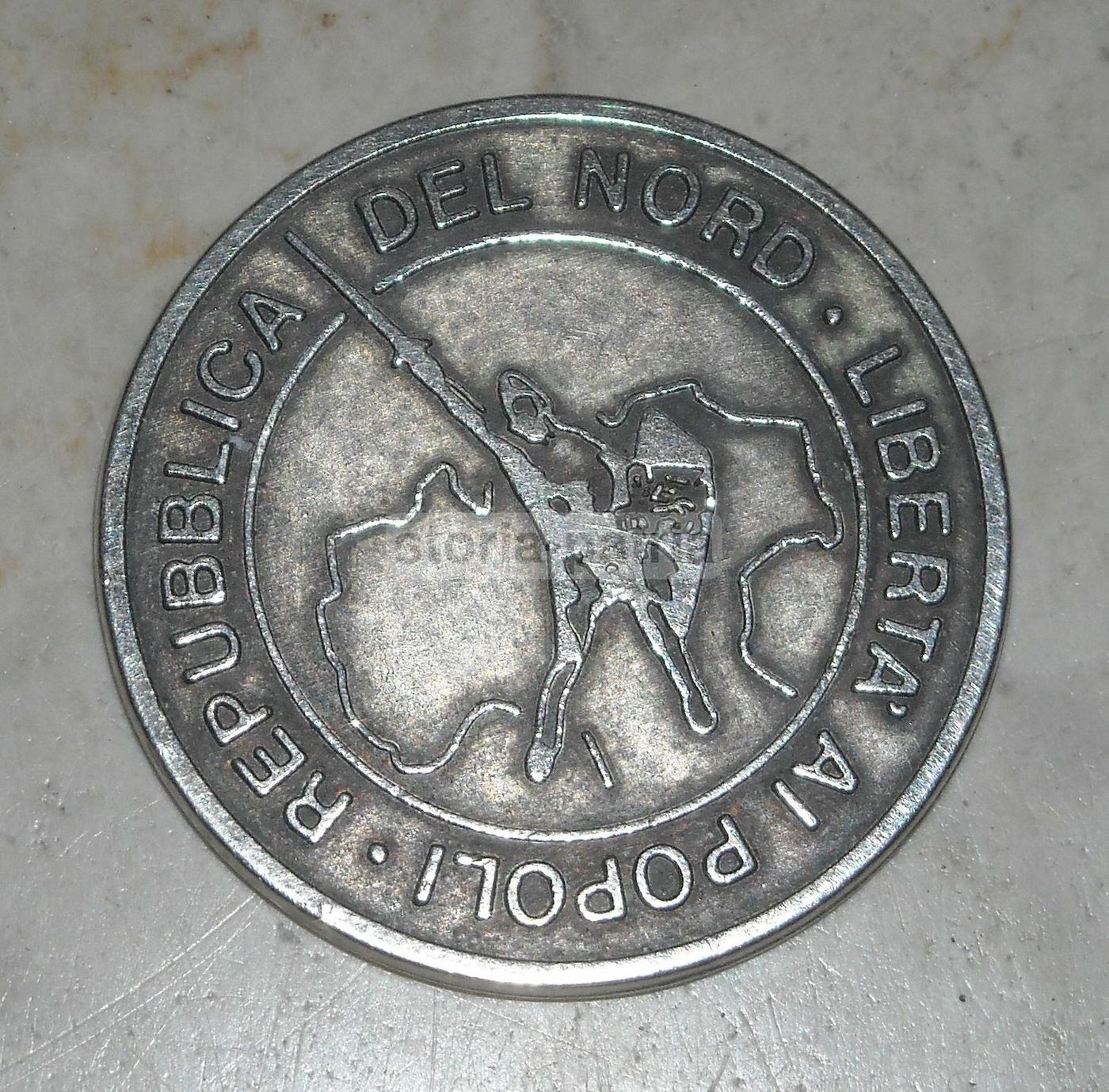 Gettone Pubblicitario Lega Nord 2 Leghe 1992 Numismatica