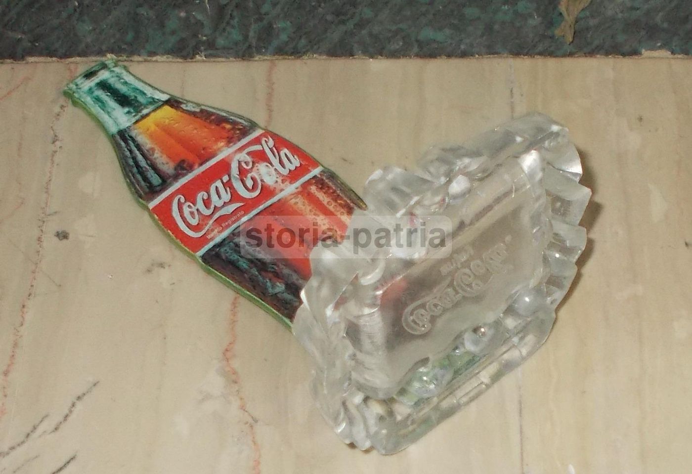 Espositore Pubblicitario Coca Cola Vintage Effetto Ghiaccio, Anni '70