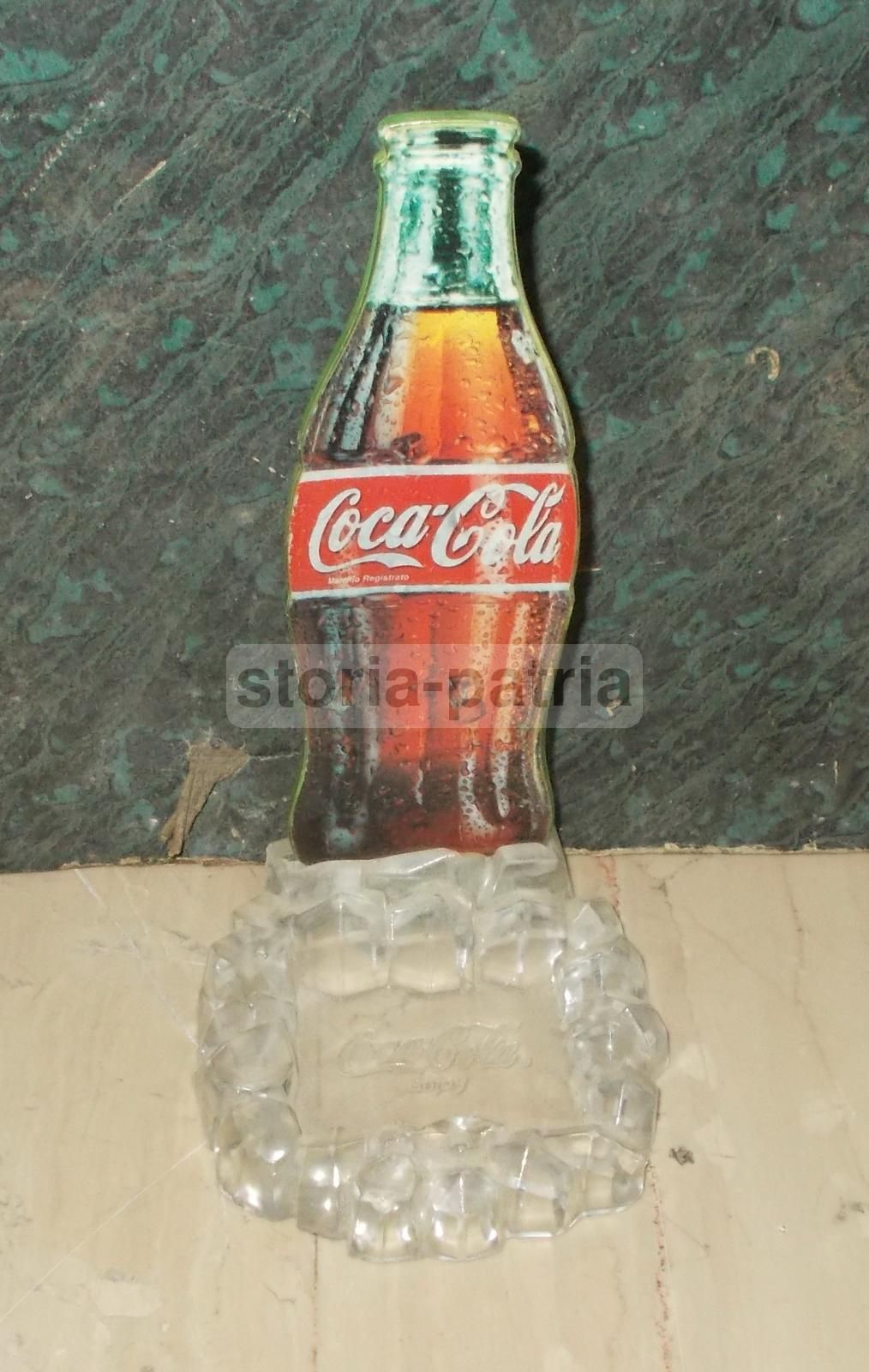 Espositore Pubblicitario Coca Cola Vintage Effetto Ghiaccio, Anni '70