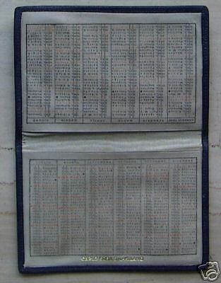 Calendarietto Pubblicitario Carlo Erba Milano 1940 Farmaceutico