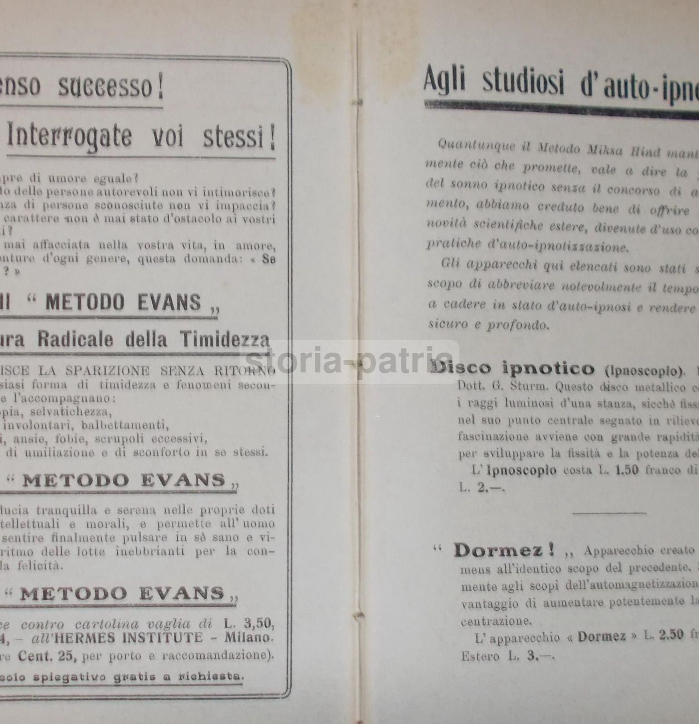 Ipnotizzate Voi Stessi Di J. Miksa Hind   Corso Autoipnotismo 1920