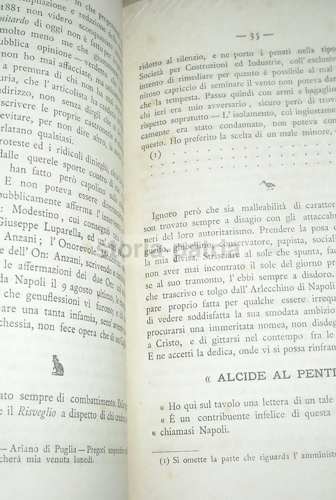Unicuique Suum: Polemica Di Gialanelli Ad Ariano Irpino, 1894