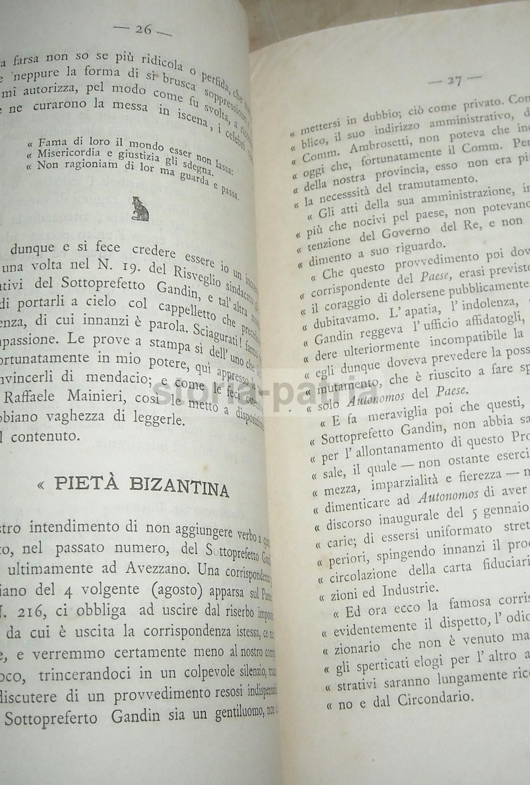 Unicuique Suum: Polemica Di Gialanelli Ad Ariano Irpino, 1894