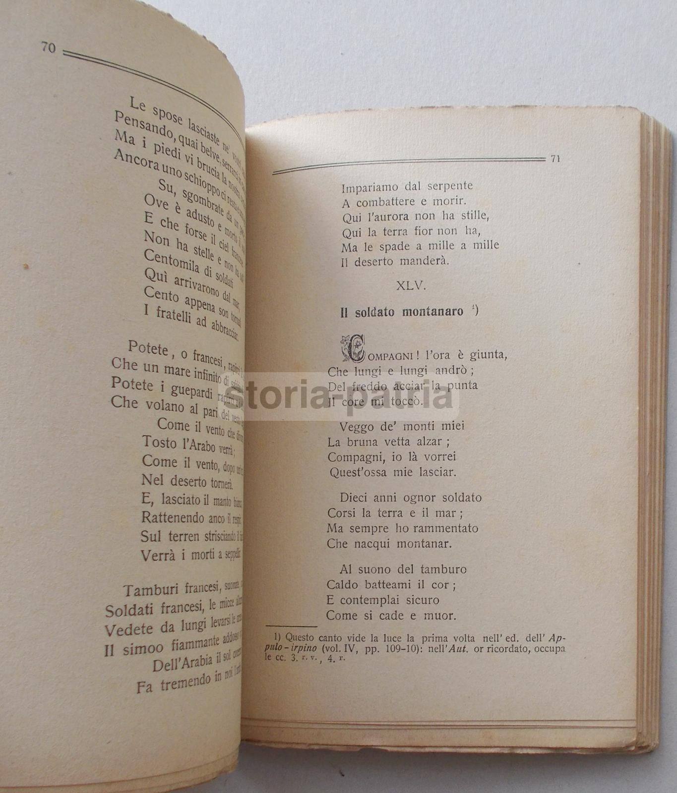 Canti Educativi Di P. P. Parzanese (1921)   Ariano Irpino E Irpinia