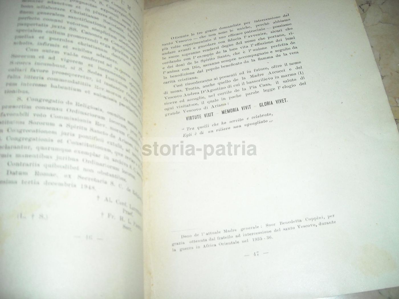 Suor Giuseppina Arcucci Biografia 1949 Suore Dello Spirito Santo