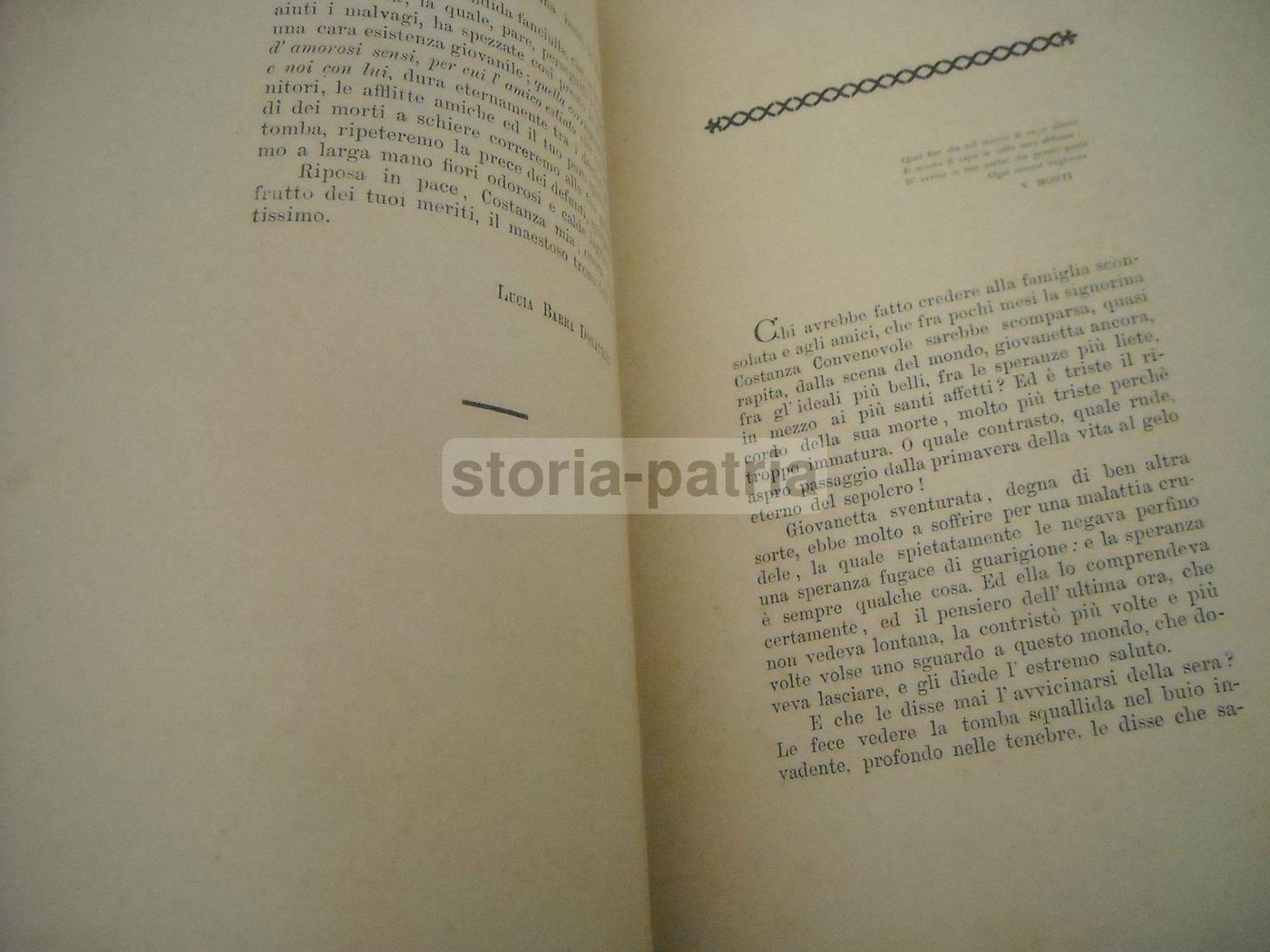 Necrologio Costanza Convenevole, Avellino 1896: Roca, Barbaro, Galasso
