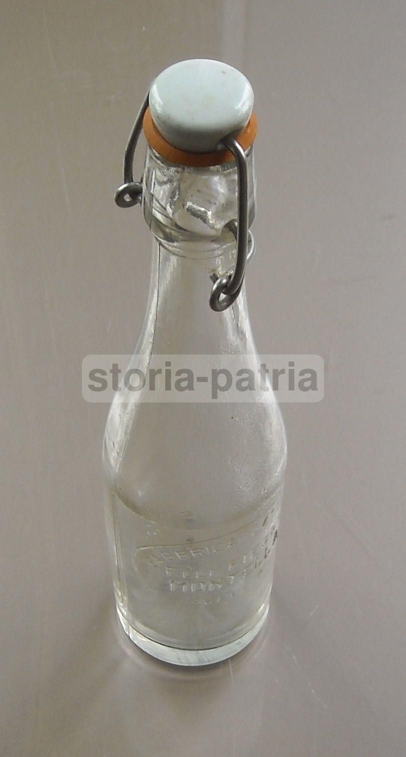Bottiglia Gassosa F.lli Fierro Montella Avellino Anni '30 Vetro