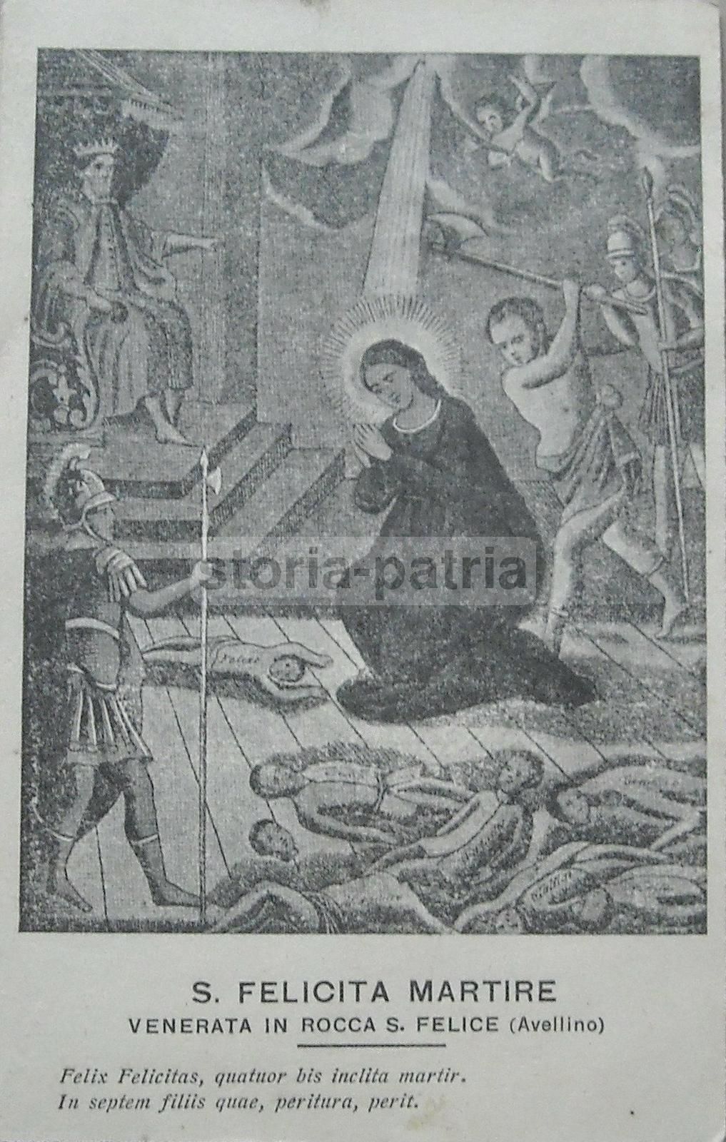 Stampa Popolare Santa Felicita Martire, Rocca San Felice (Avellino)