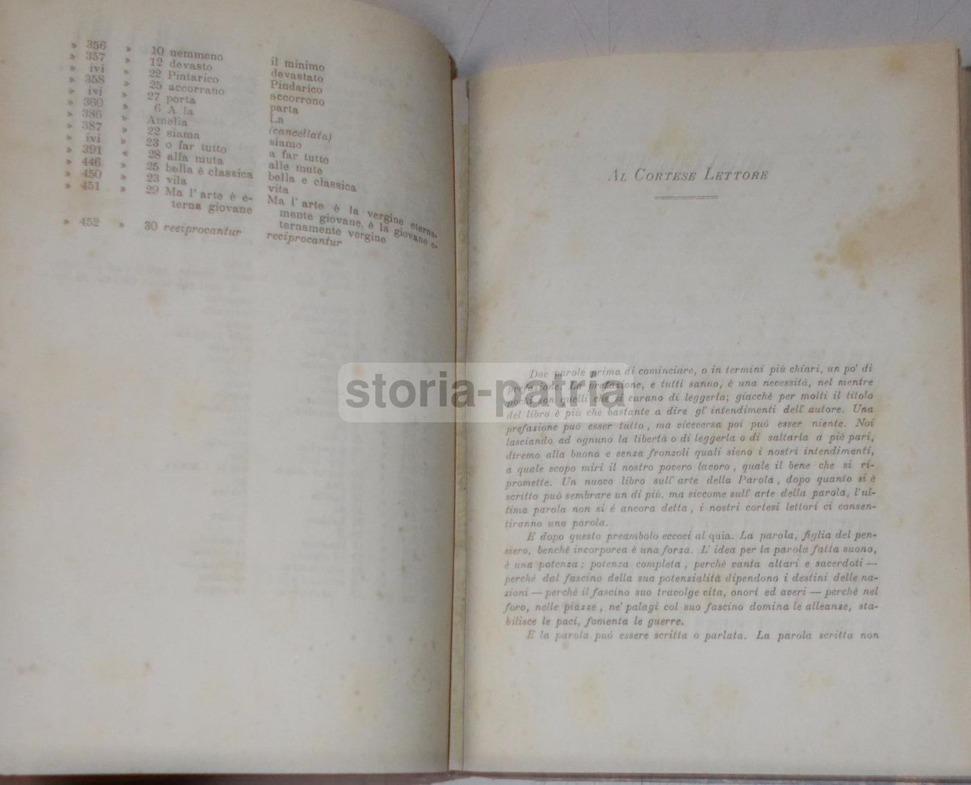 L'Arte Del Leggere Bene Di Luigi Carbone, Avellino 1888