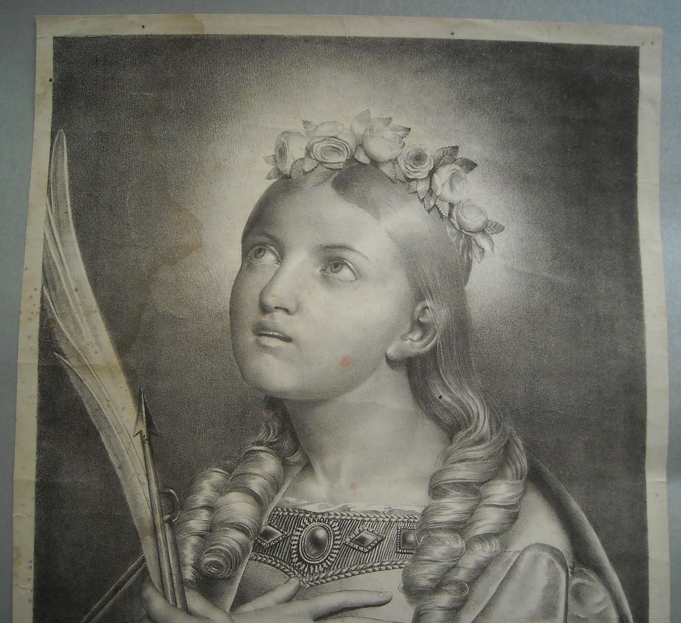 Stampa Litografica Santa Filomena, Mugnano Del Cardinale, 1834