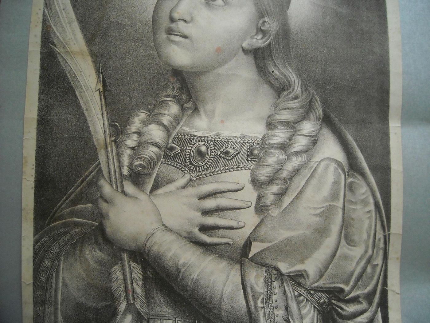 Stampa Litografica Santa Filomena, Mugnano Del Cardinale, 1834