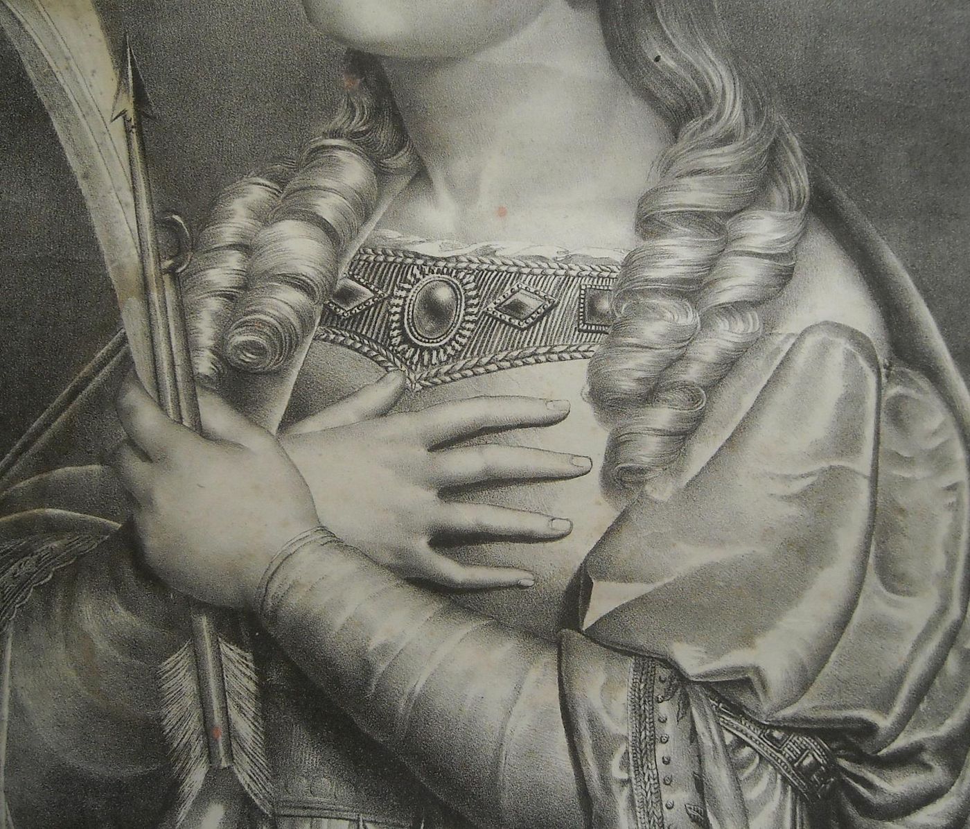 Stampa Litografica Santa Filomena, Mugnano Del Cardinale, 1834