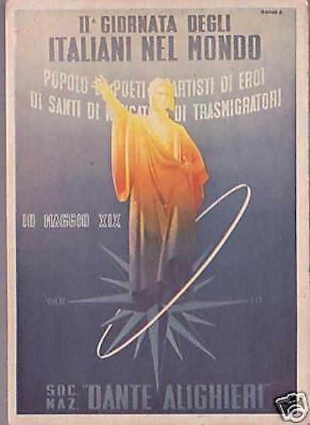 Cartolina d'Epoca Per La IIa Giornata Degli Italiani Nel Mondo, 1941
