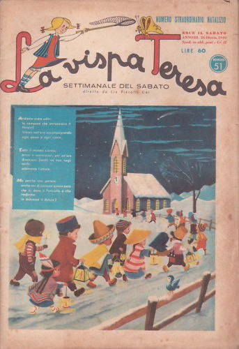 La Vispa Teresa: Numero Speciale Di Natale Con Gioco Di Percorso, 1949