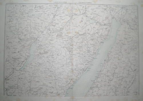 Mappa Antica Lago Di Garda E Lago d'Idro, Istituto Geografico Militare