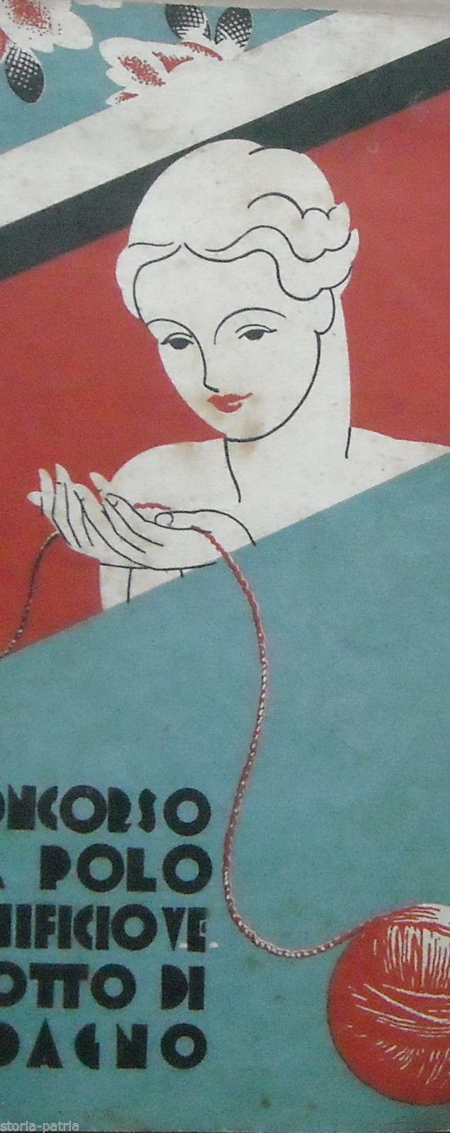 Concorso Lana Polo Lanificio Marzotto Valdagno 1932 Moda Femminile