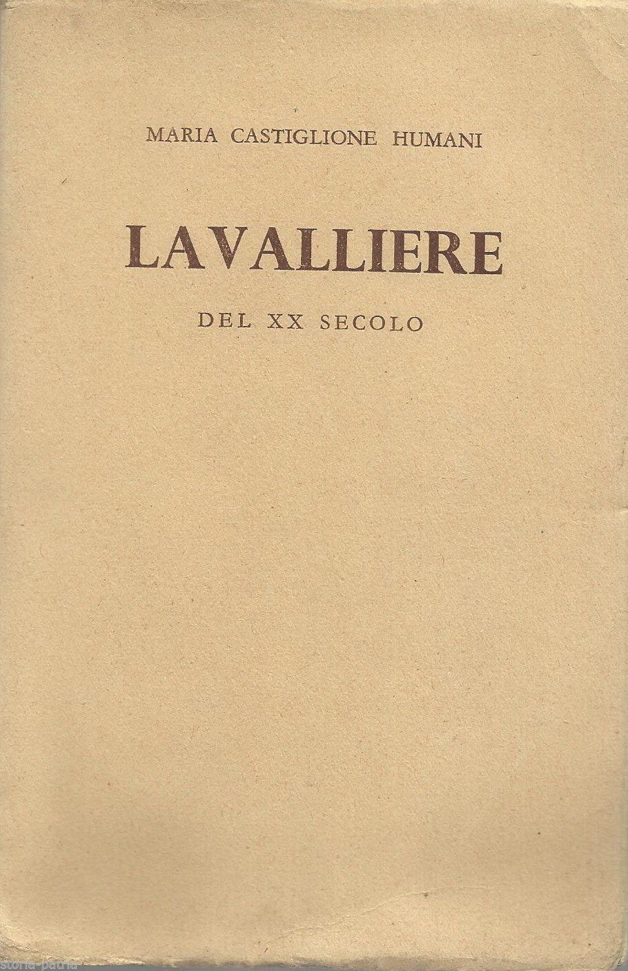 Lavalliere Del XX Secolo: Maria Castiglioni Humani (1950)