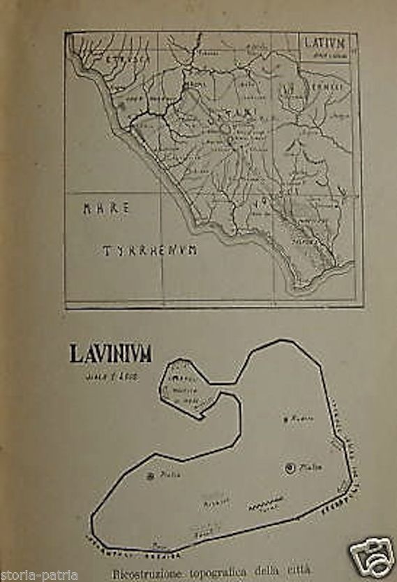 Lavinium, Pratica Di Mare: Ricerche Storiche Sul Lazio   Giovanni B. Trovalusci, 1928