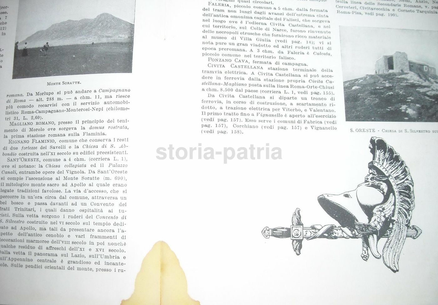 Lazio Volume II: Guida Illustrata (1913)   Ferrovie Dello Stato