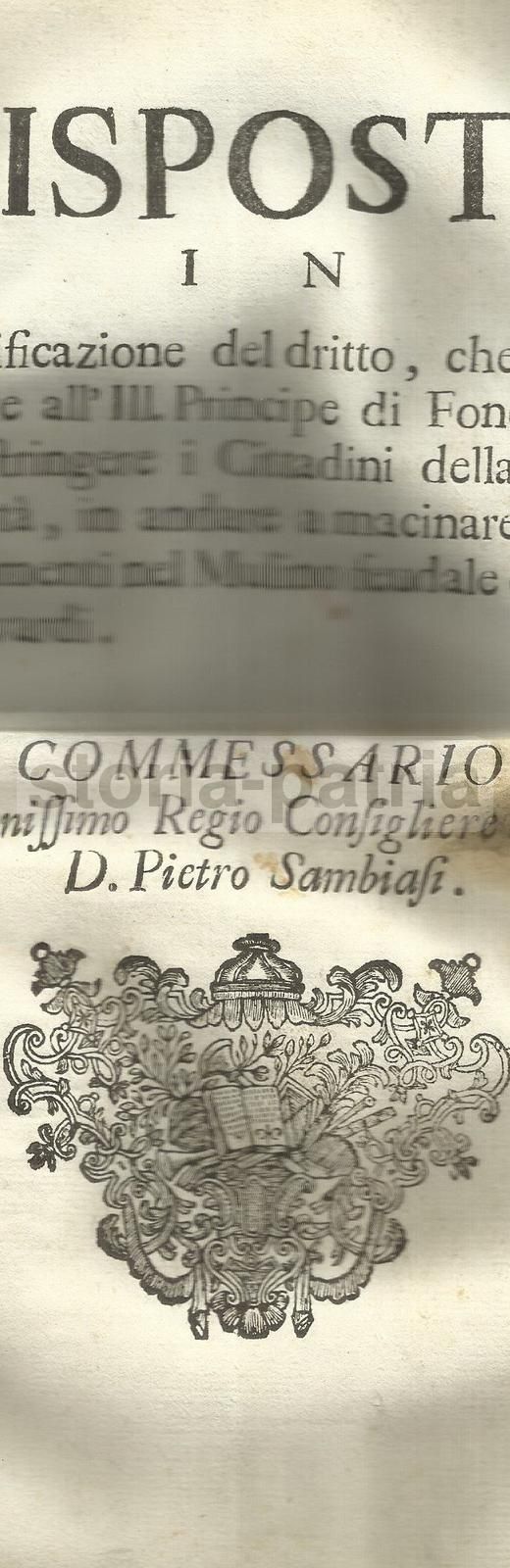 Stefano Patrizii   Risposta In Giustificazione Del Dritto Del Principe Di Fondi (1747)