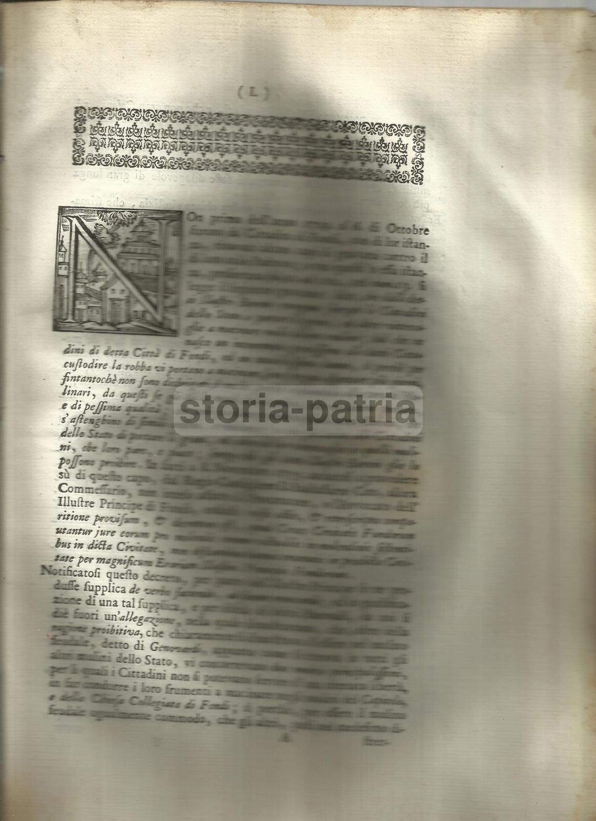 Stefano Patrizii   Risposta In Giustificazione Del Dritto Del Principe Di Fondi (1747)