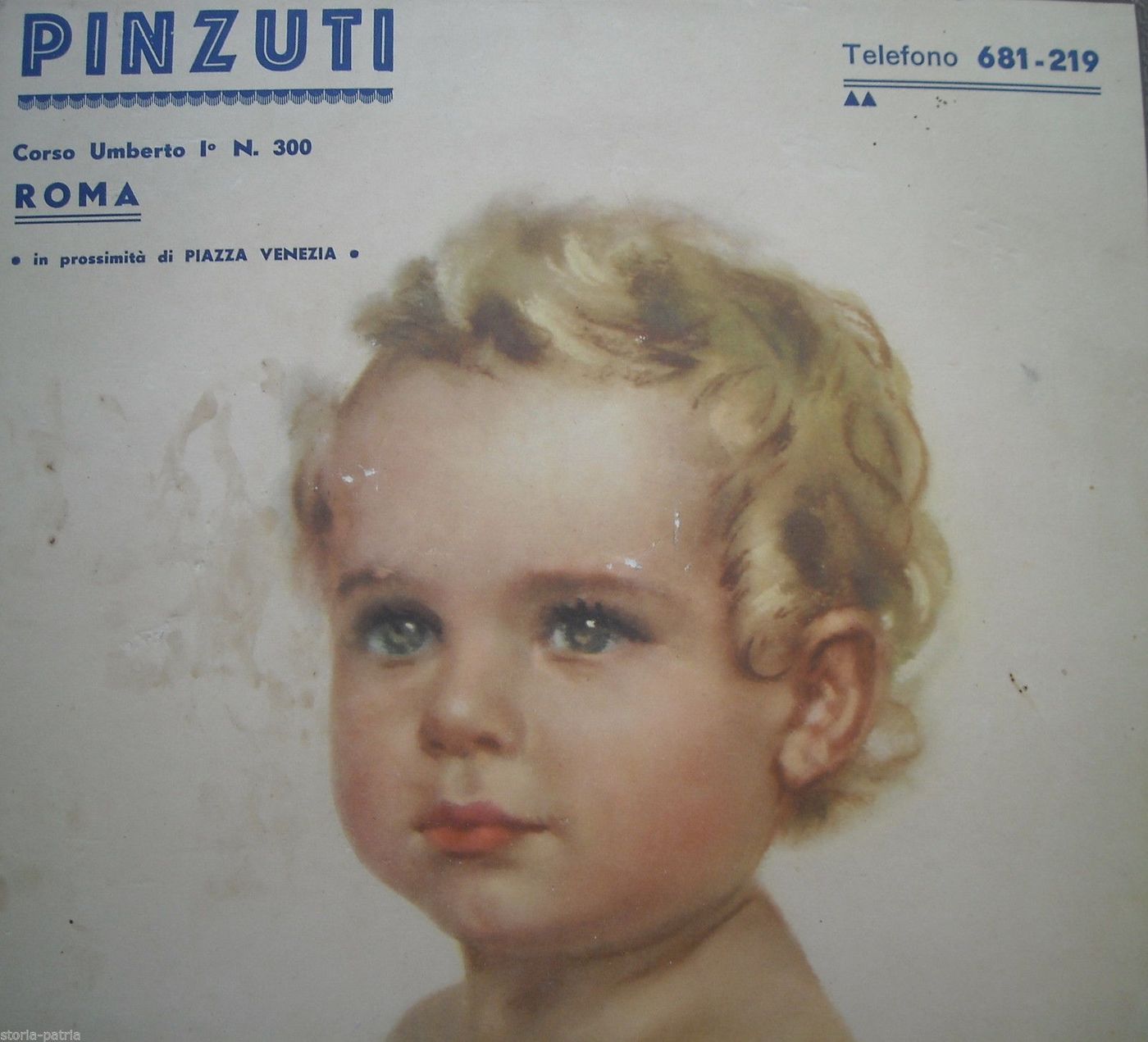 Pubblicità Vintage Pinzuti Roma Calzature Abbigliamento Anni '20