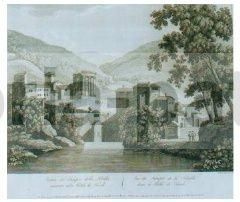 Incisione Tempio Della Sibilla, Tivoli: Pietro Parboni, 1826