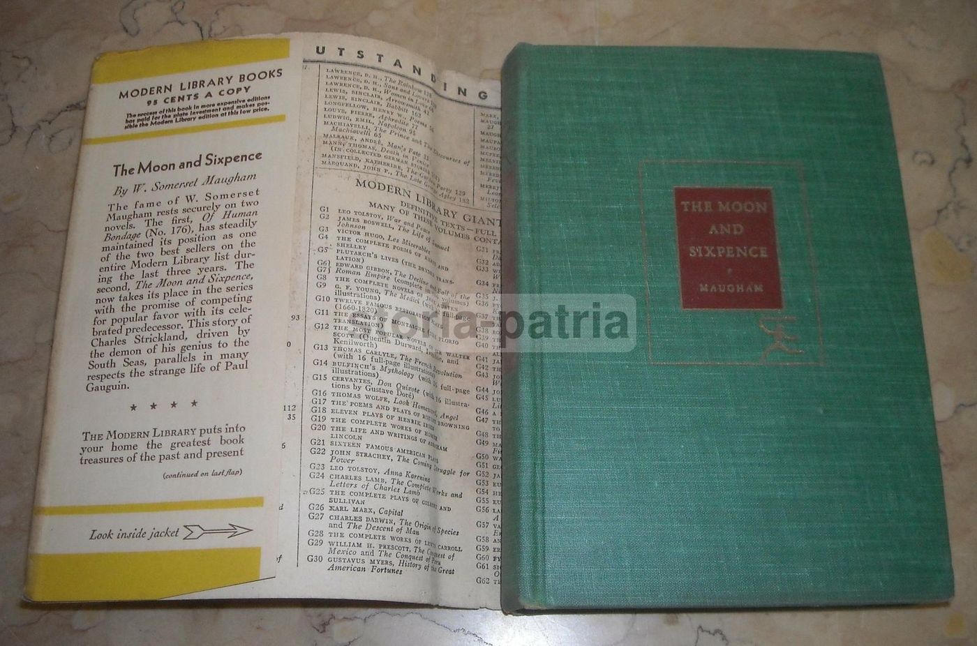 The Moon And Sixpence Di Somerset Maugham 1919, Edizione Modern Library