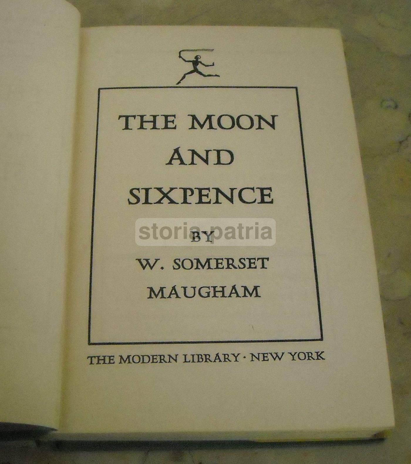 The Moon And Sixpence Di Somerset Maugham 1919, Edizione Modern Library