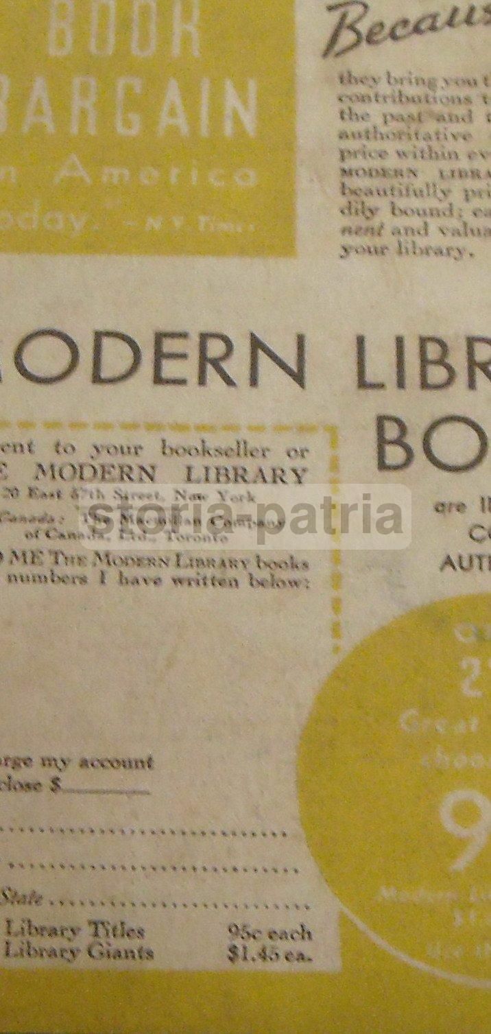 The Moon And Sixpence Di Somerset Maugham 1919, Edizione Modern Library
