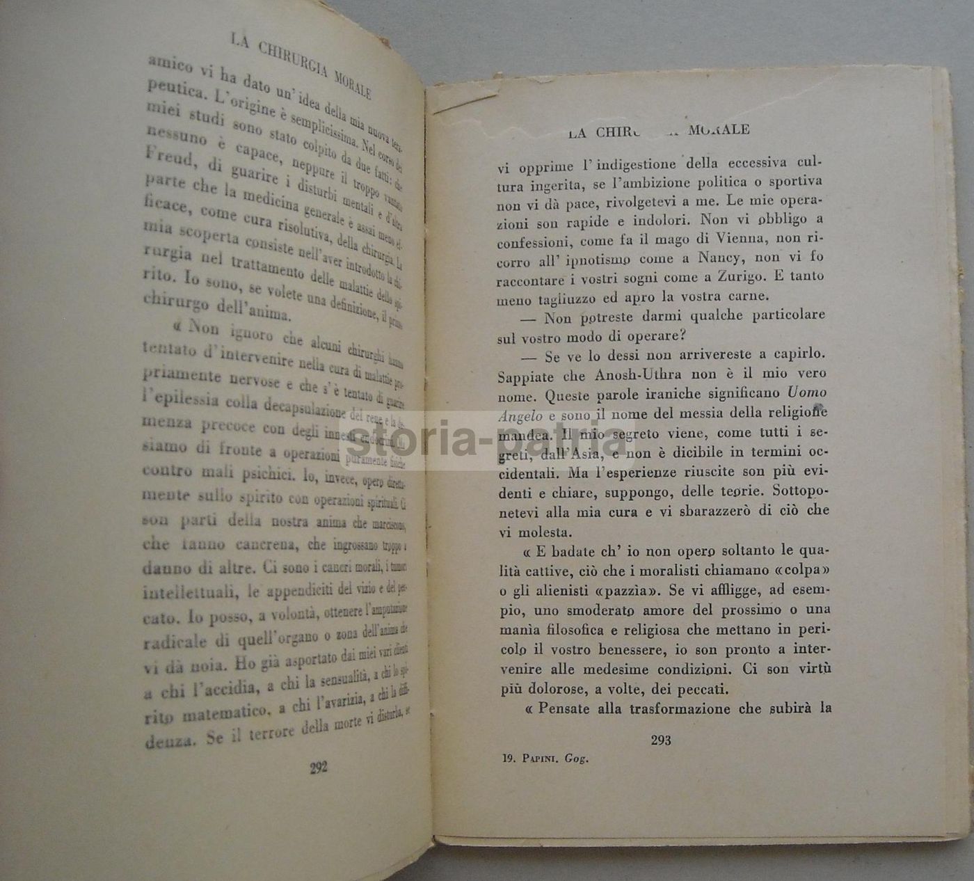Gog Di Giovanni Papini, Vallecchi, 1942