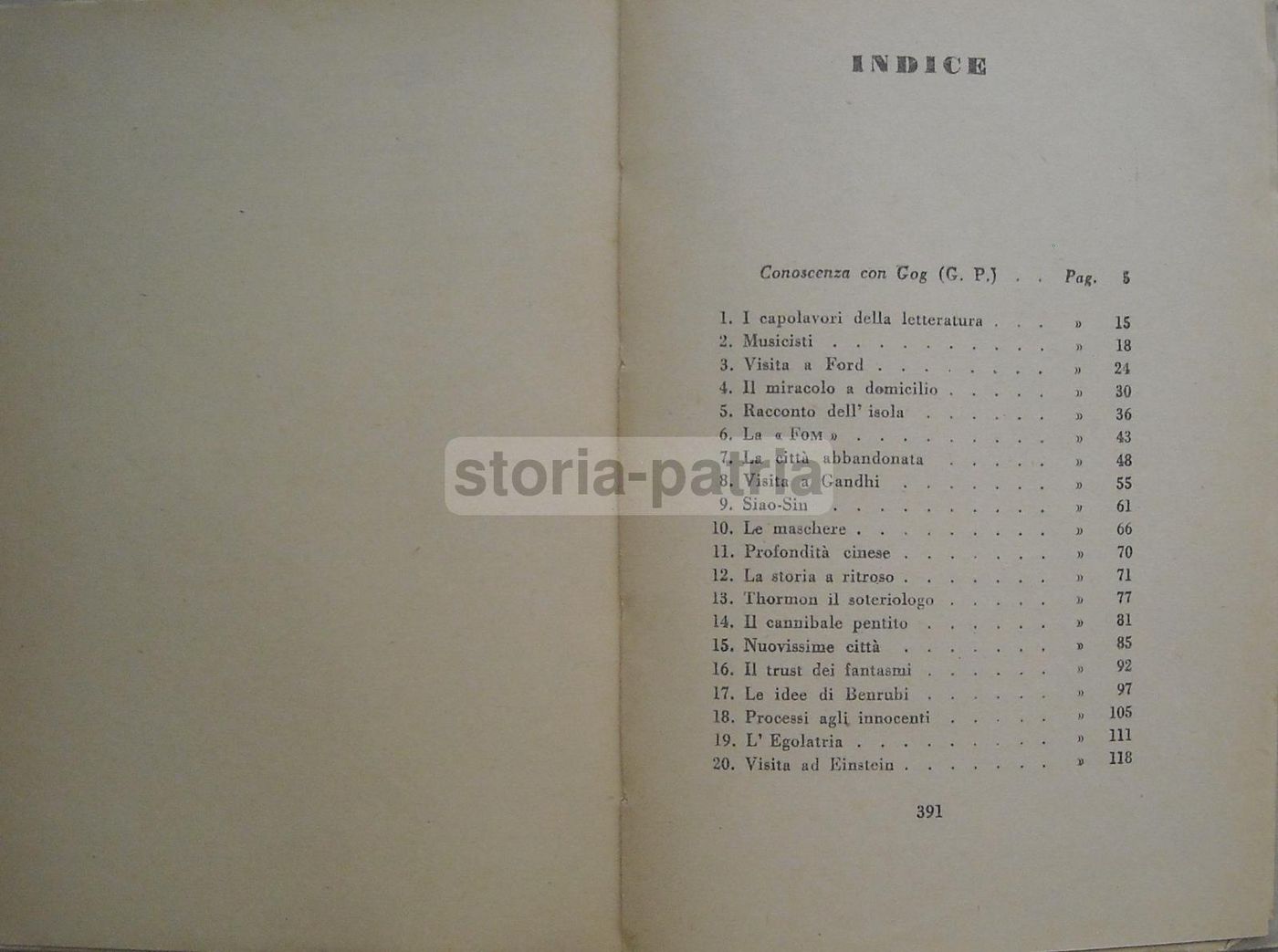 Gog Di Giovanni Papini, Vallecchi, 1942