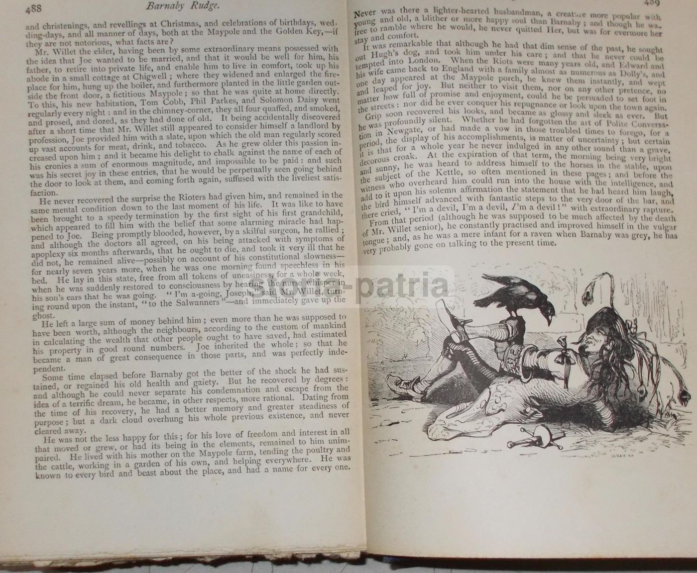 Barnaby Rudge. Charles Dickens. Edizione Illustrata Chapman & Hall