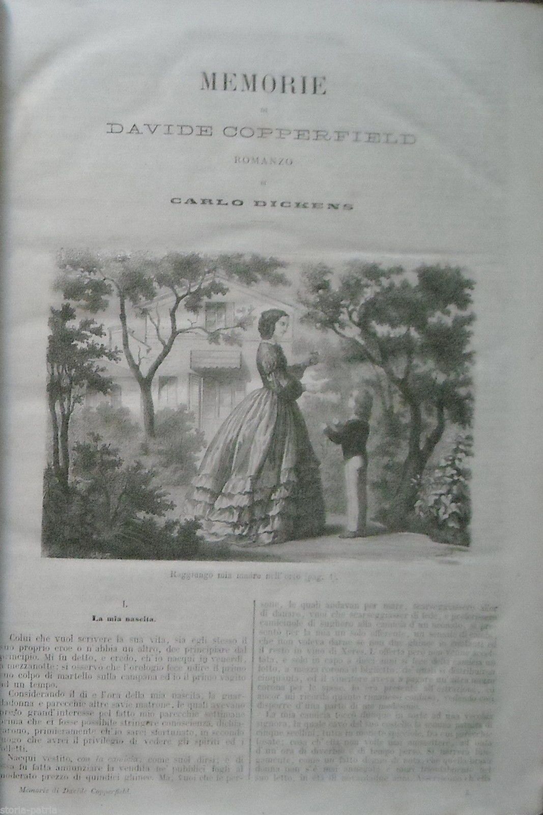 Davide Copperfield Dickens Treves 1869 Illustrato 56 Incisioni