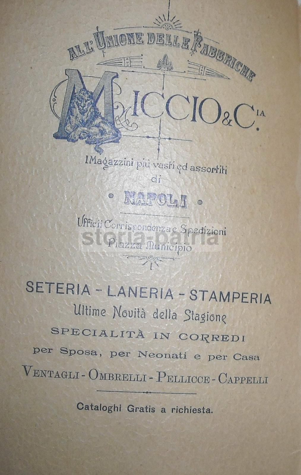 Tolstoi: Sebastopoli. Napoli, Paperi, 1903. Rara Edizione Pubblicitaria.