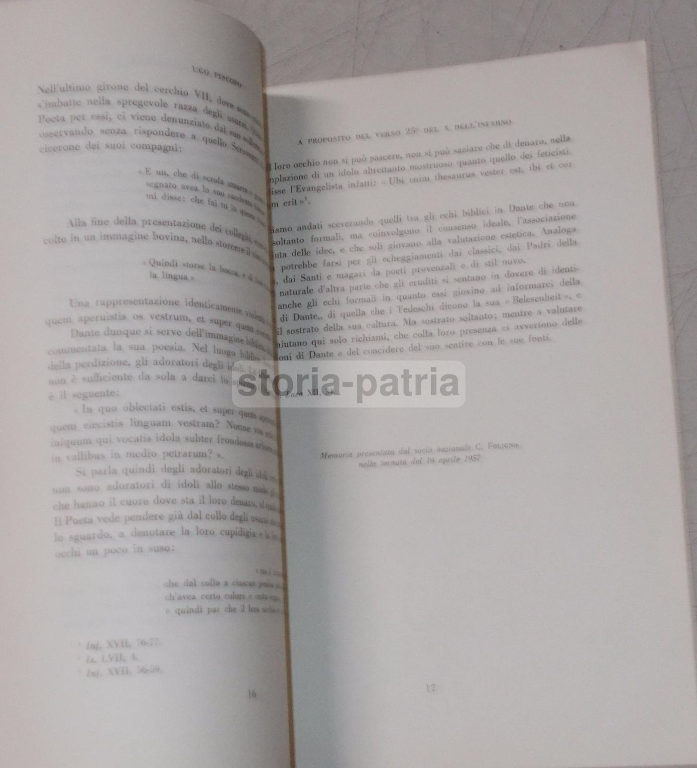 Piscopo, Inferno Di Dante, Canto X: Studio Filologico. Napoli, 1958