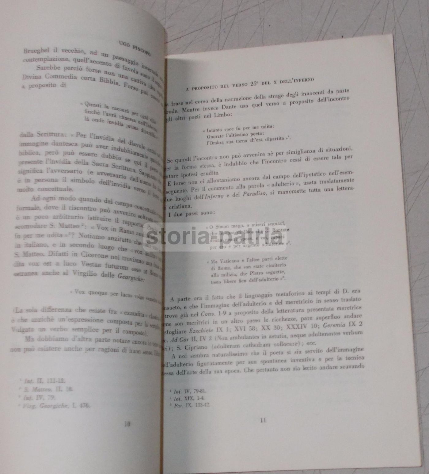 Piscopo, Inferno Di Dante, Canto X: Studio Filologico. Napoli, 1958