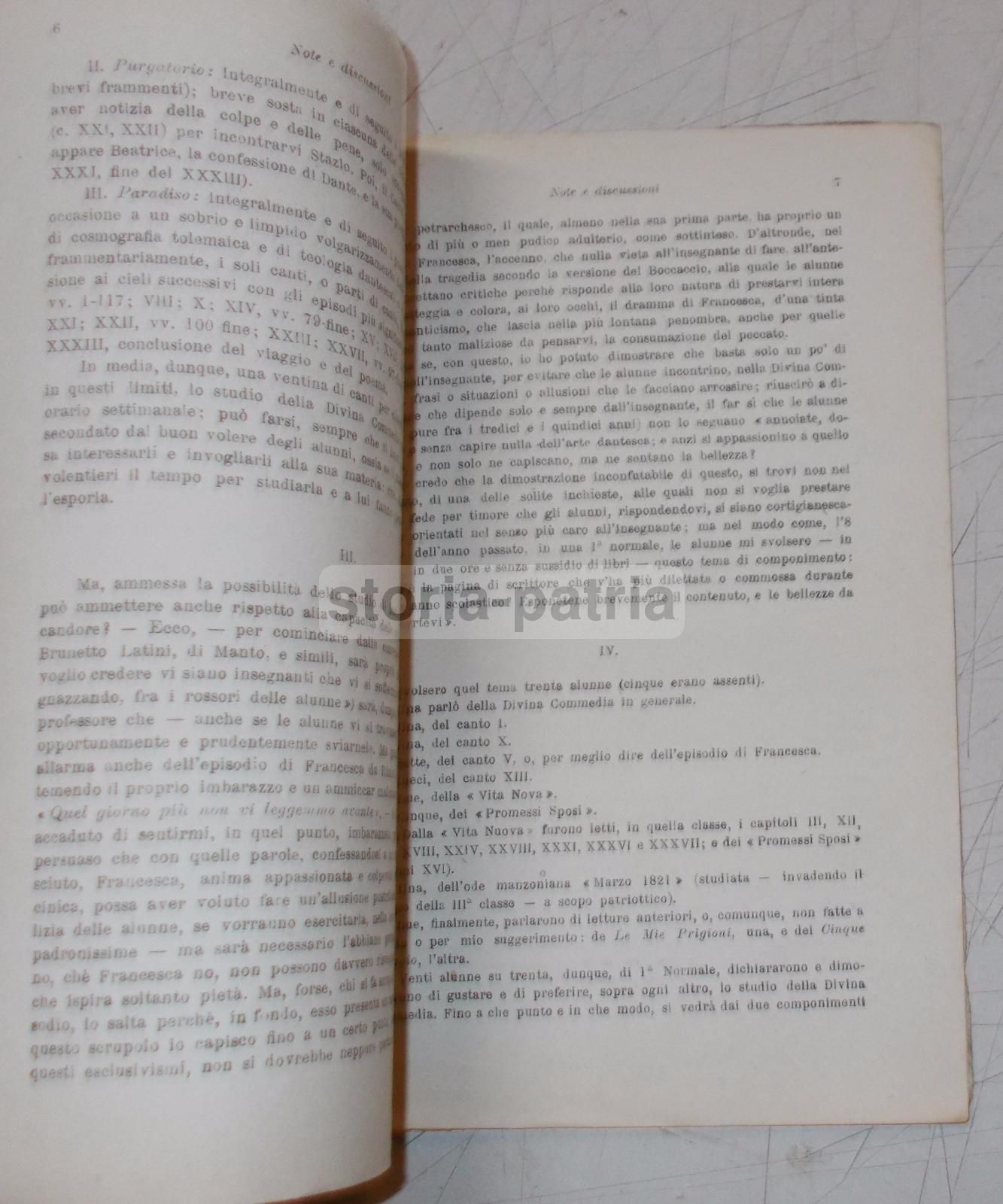 Dante E Le Lettere Italiane Nella Scuola Normale Femminile, 1919