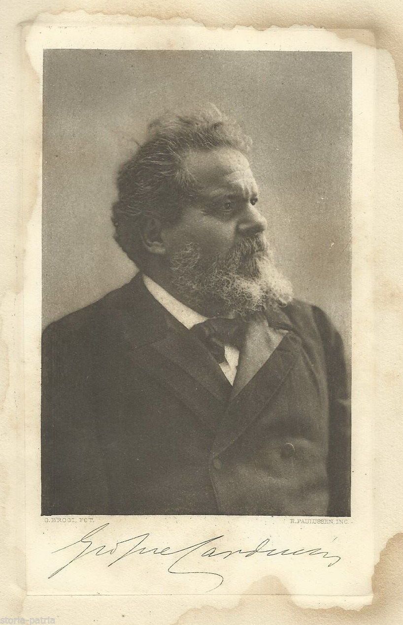Ritratto Di Giosuè Carducci. Fotoincisione Di R. Paulussen Da Fotografia Di G. Brogi